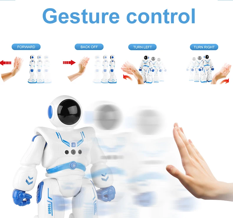 Kids Educational Programmable Toys Gesture Sensing Intelligent RC Robotic Toy Remote Control  Smart Robot Toy for Children