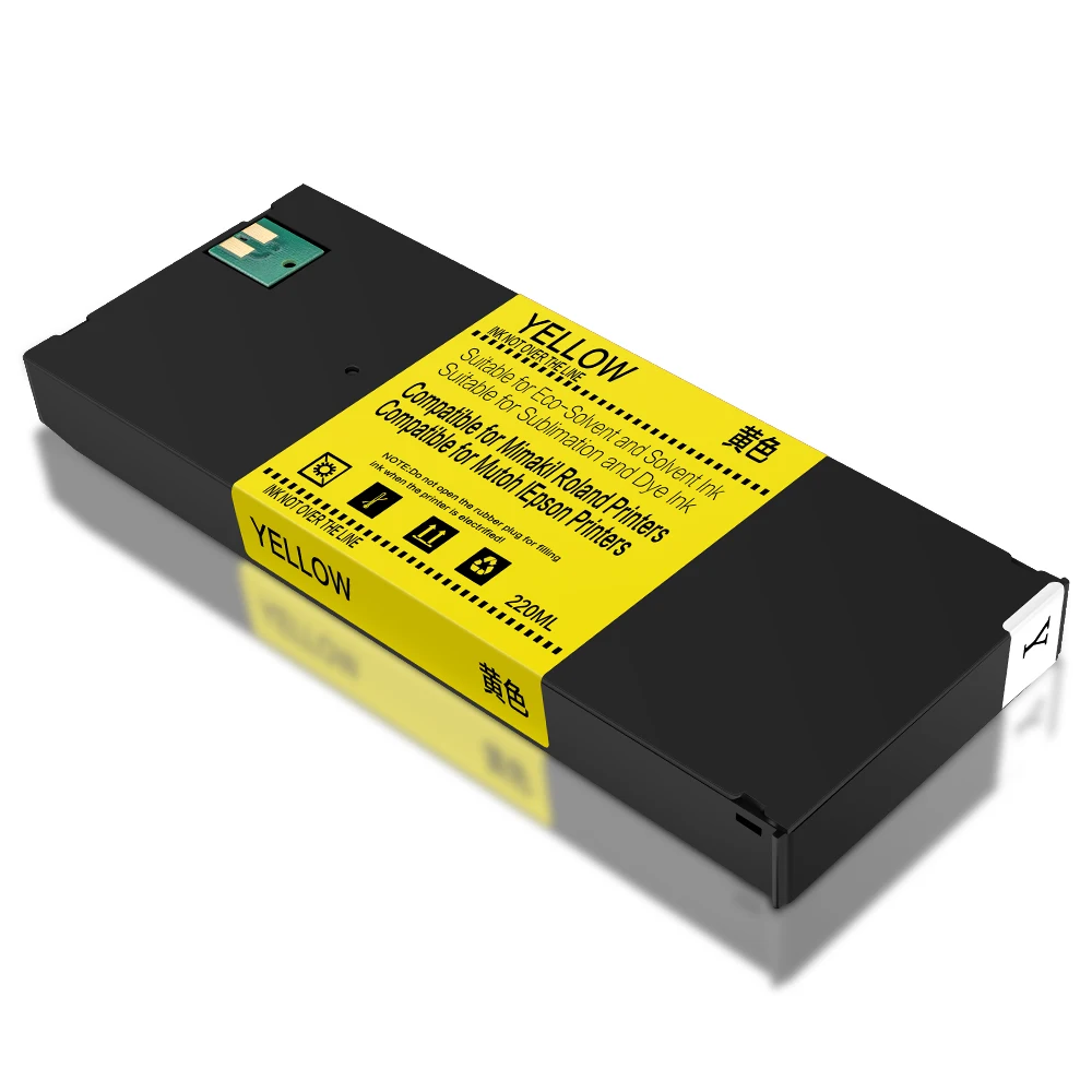 MWEI BY-20 220ML DTF Ink Cartridge With One Time Chip and DTF Ink For Roland