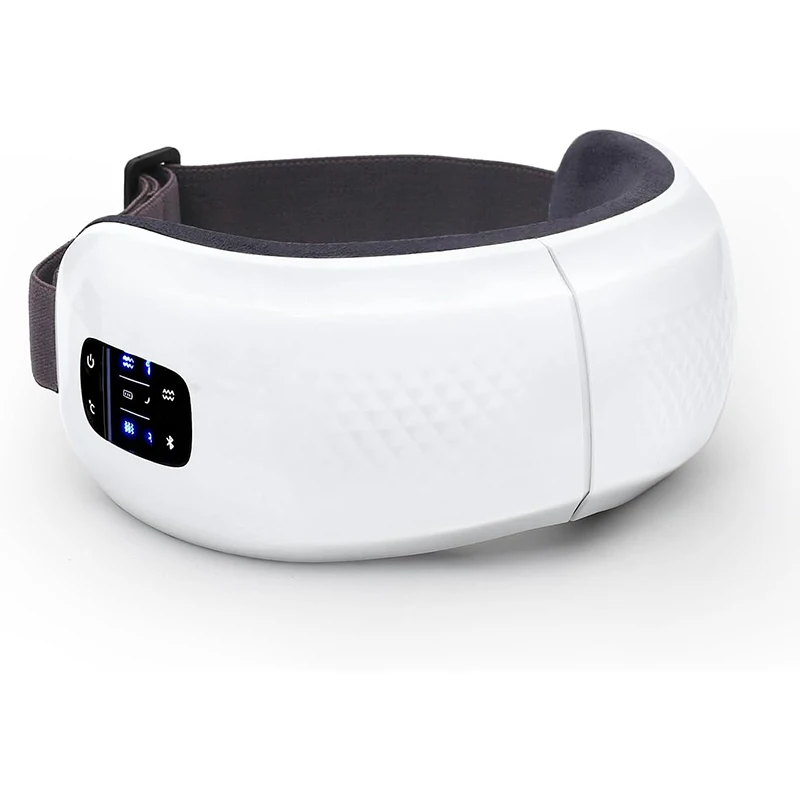 Portable Electric Smart Heated Eye Mask with Heat Bluetooth Music for Migraines Eye Massager