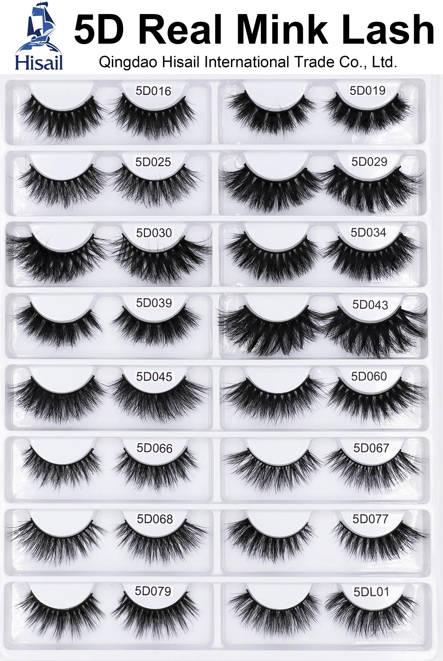 
Luxury Empty Clear Transparent Crystal Packing Box Private label Custom Eyelash Packaging 