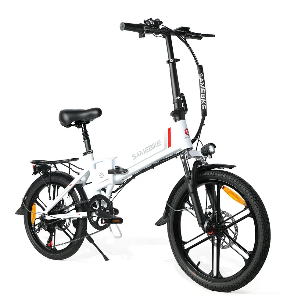 Лидер продаж SAMEBIKE 20LVXD30-II 20-дюймовый китайский Европейский склад OEM 350 Вт Электрический велосипед из алюминиевого сплава складной городской электровелосипед