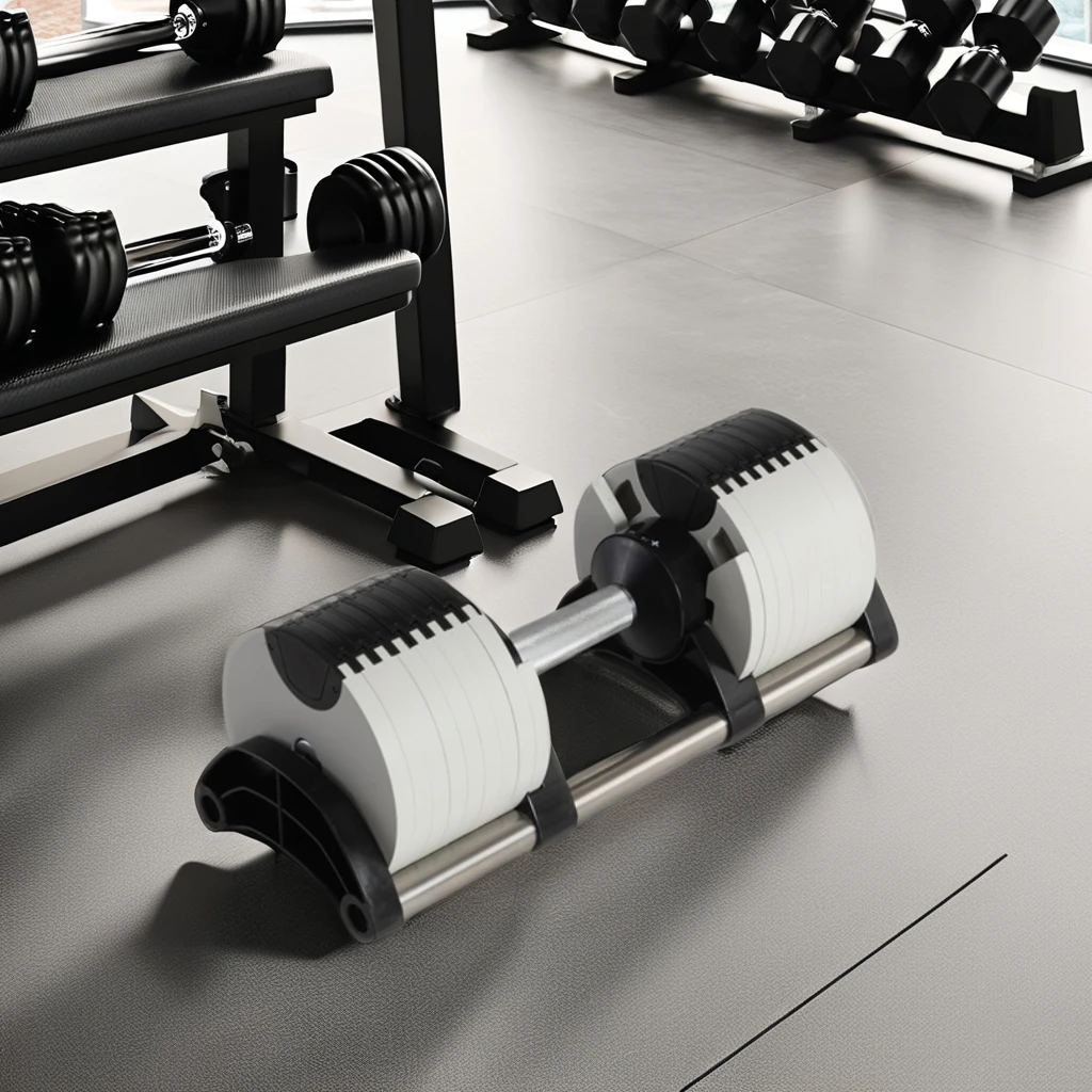 Premium Adjustable Dumbbells Set - Heavy-Duty Rubber and Iron Quick-Lock Barbell for Home Gym and Weight Training