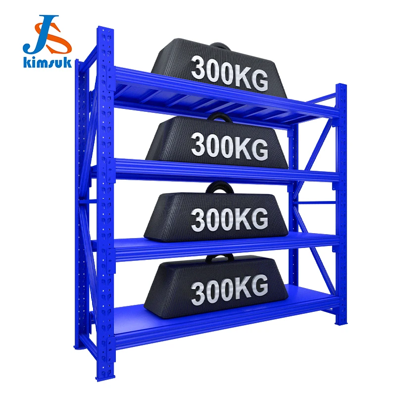 Medium Duty Warehouse Large Capacity Widespan Racking System Metal Rack Longspan Display Steel Shelving