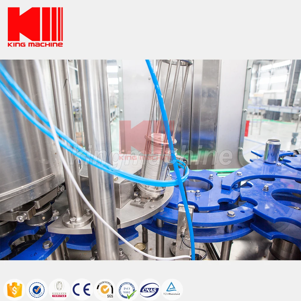  Hot sale fully automatic juice filling and canning machine