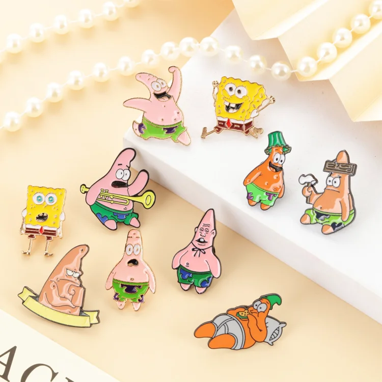 No Moq Hats Enamel Logo customized Lapel Pins Ins Style Japanese Cartoon Soft Enamel Pins for Collection
