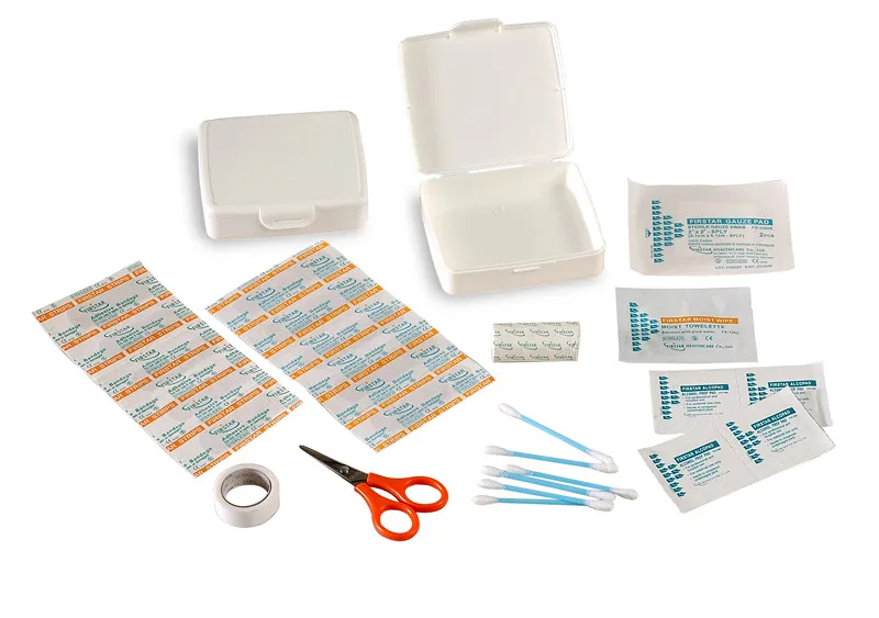 Hot sale outdoor travel PP first aid kit box first aid kit empty box for car