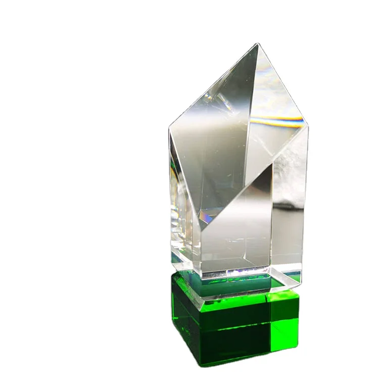 Cheap Wholesale K9 Blank Custom 3d Laser Carved Crystal Glass Trophy Crystal Business Gift