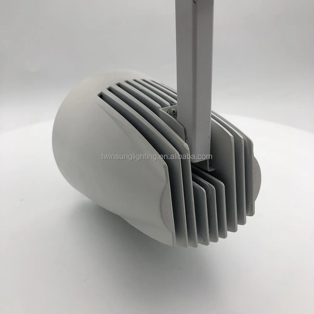 30W 35W 40W Modern Led Track Light Nickel Wall Mount Led Track Light In Housing Fixture Etl For Commercial