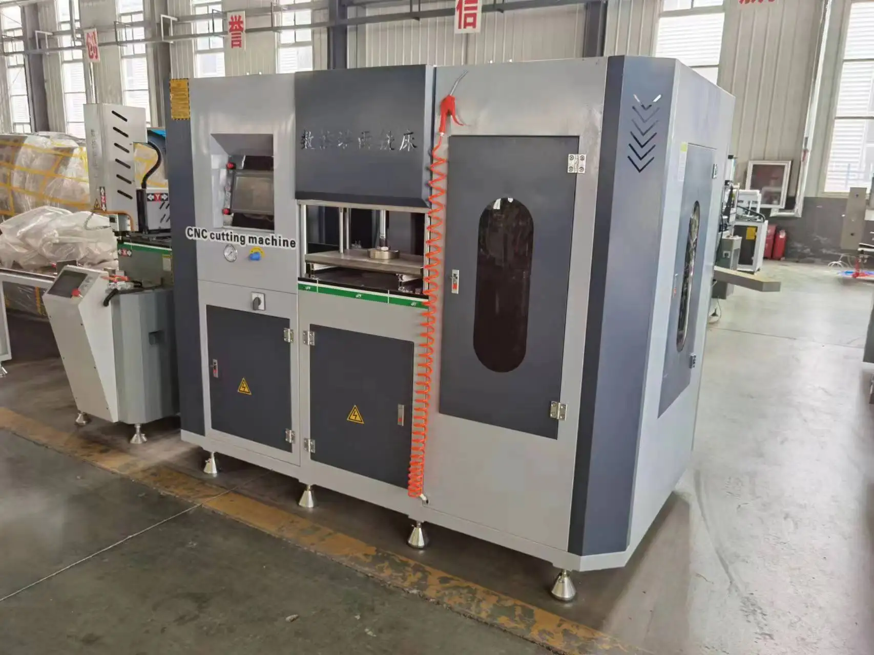 CNC Automatic Aluminum End Face Milling Machine Aluminum Mullion Milling Machine With PLC Control