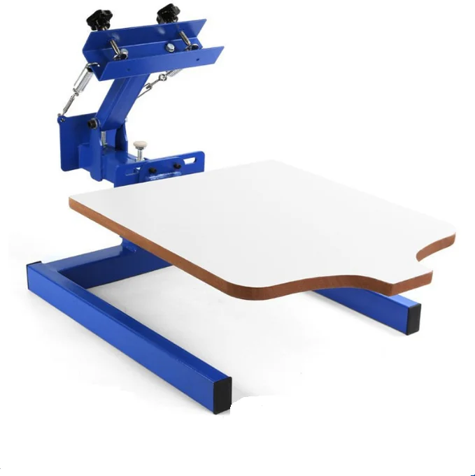 1 Colour 1 Position Manual Printing Machine Flat  Simple Single Colour Screen Printing Machine