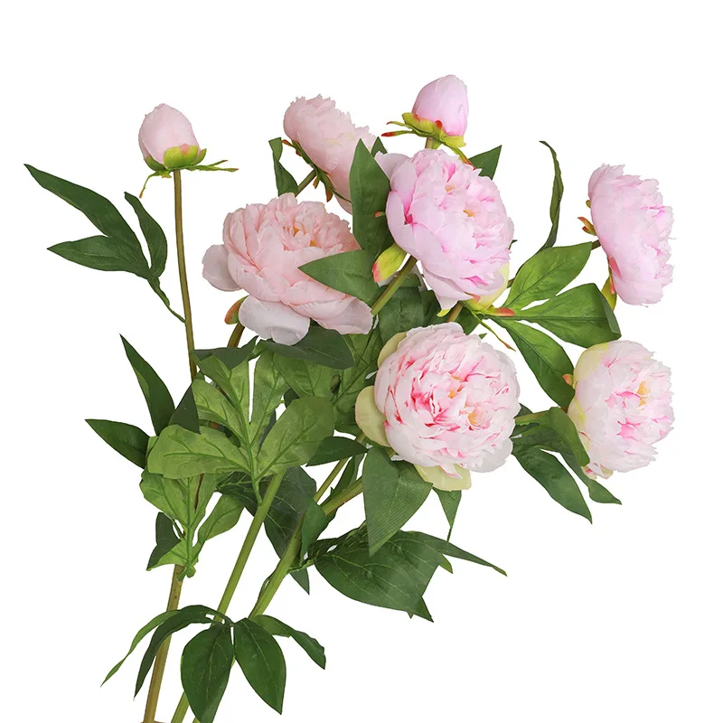 New Arrival Peonies Rose Artificial Flowers Baby Breath Vertical Garden Artificial Flowers