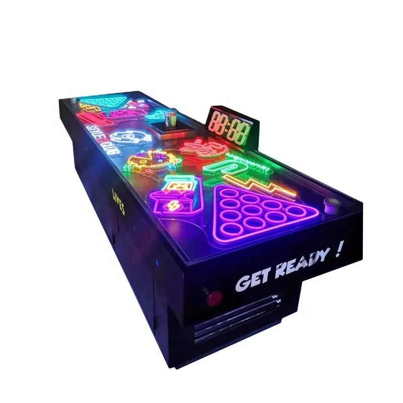 
Bar electronic arcade,Indoor and Outdoor Party Game Table Beer gameTable led neon lights beer game table 
