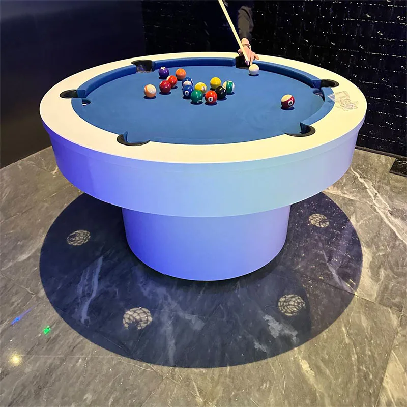 1.8 meters Manufacturer wholesale high quality fashionable design round billiard table round billiard table for bar ktv
