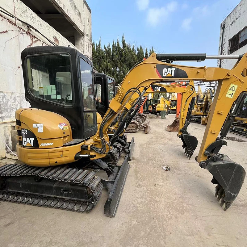 High Quality Cat303C Second Hand Construction Machinery CAT303 303C 3TON Used Excavator 95% New Hydraulic crawler Excavator