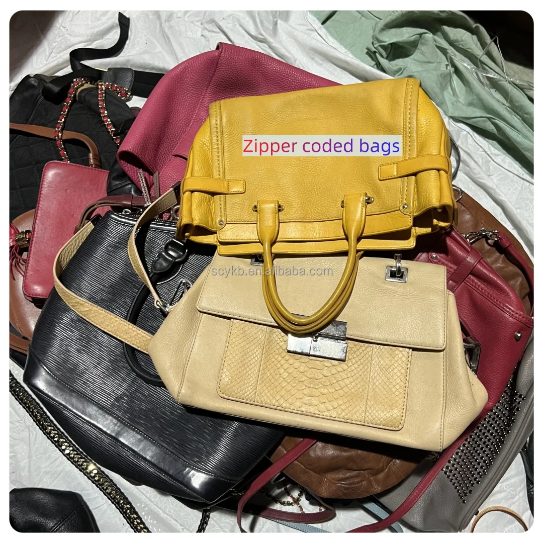 A1 Used Bag Branded Ladies Italy of Real Leather in Good Condition Second Hand Luxury Brand Bags in Bales Original Luxury Bags