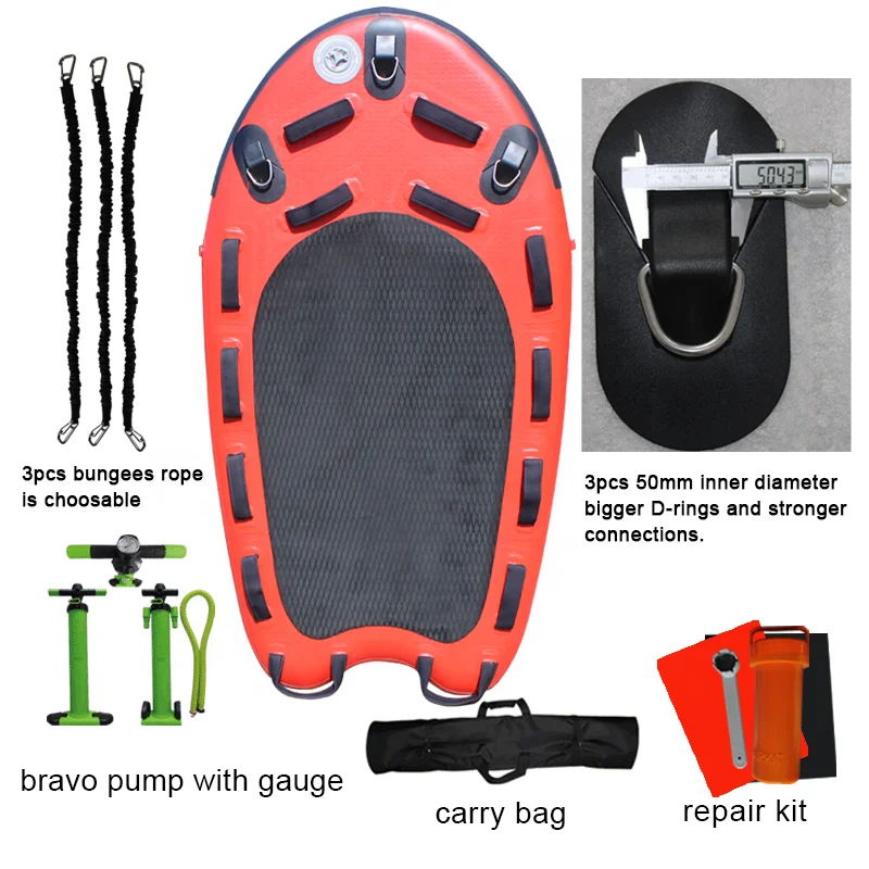 Best Inflatable rescue paddle board surf boards jet ski sleds 2m life sled