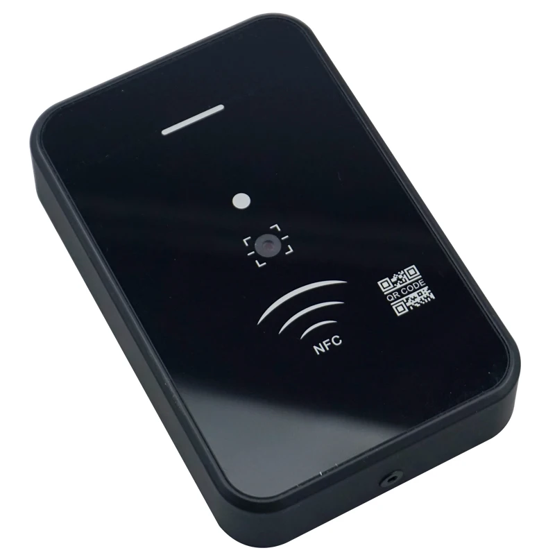 QR reader for door access control system with user use WeChat Mini program to open door