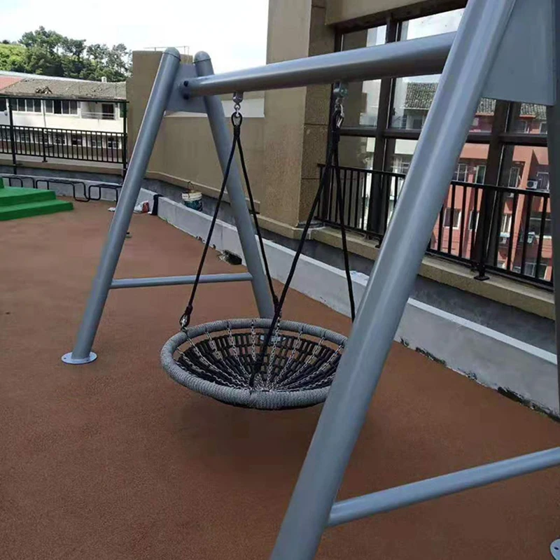 New Design High Quality Children Adult Outdoor Playground Accessories 100cm Round Net Swing