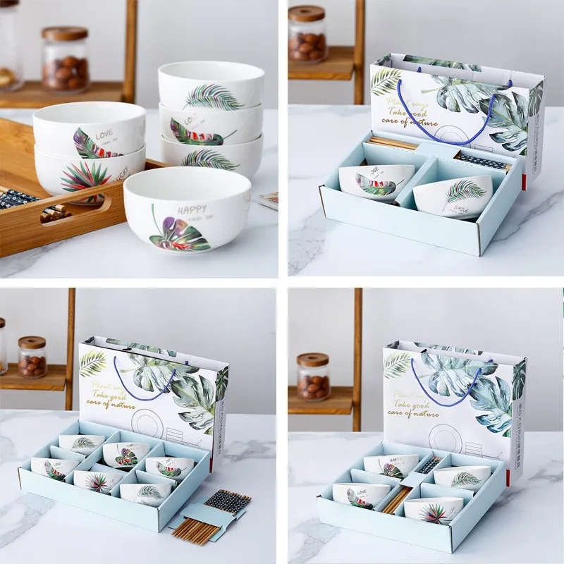 Kitchen Ware Luxury Tableware Khaki White Color Glaze Gold Cutlery Bowls Set Porcelain Dinner Set Plate Ceramic Dinnerware Set