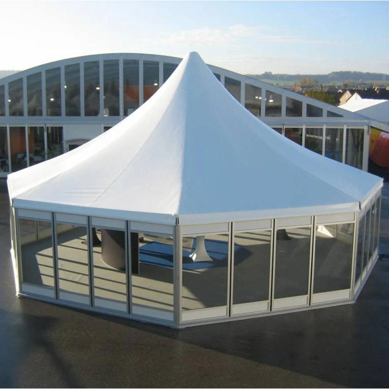 Trade Show Tent 200 People Aluminum Frame Transparent Wedding Marquee Tent For Outdoor Event