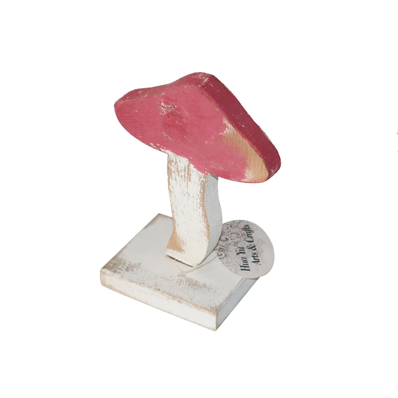 Garden Fairy House Miniature Mushroom Shape Resin Mini House Figurines Wholesale wood decoration