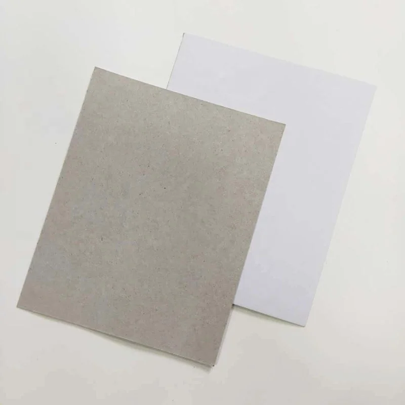 Прямая Продажа с завода высокая жесткость конкурентоспособные цены 230gsm 250gsm 290gsm белая верхняя серая доска для этикеток