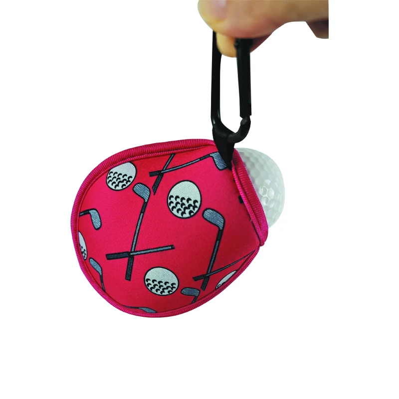Portable Pocket Golf Ball Washer Golf Ball Cleaner Pouch