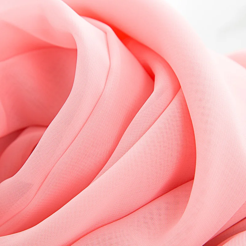 
Polyester light breathable transparent costume bright dress 30D chiffon fabric 