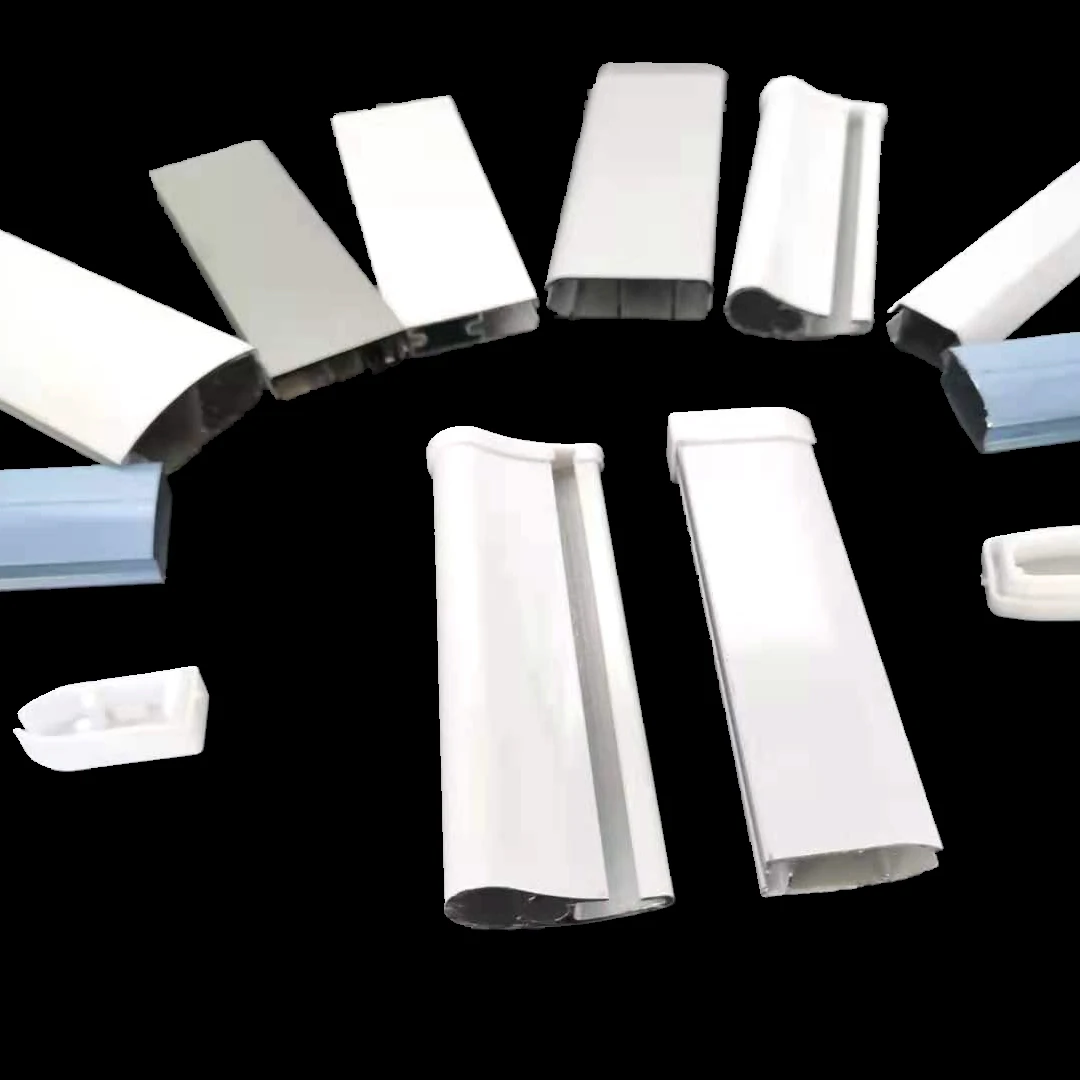 Metal Material Zebra Blinds Curtain Accessories PVC slider Roller blinds