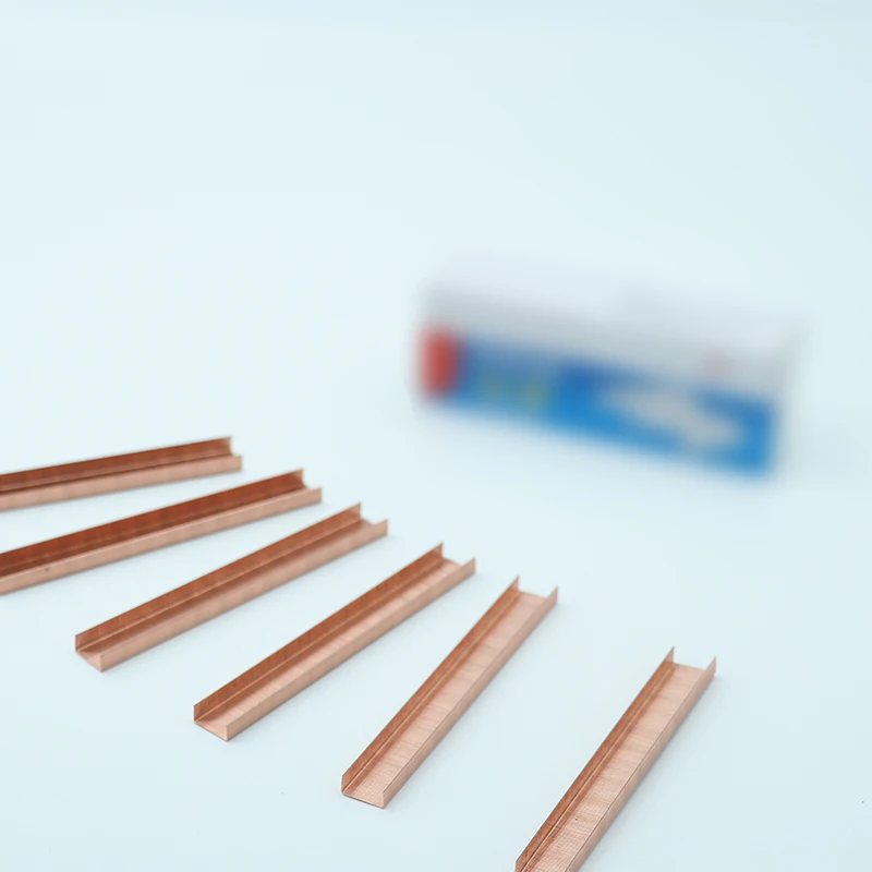Factory supply low price of copper coated 24/6 office staples