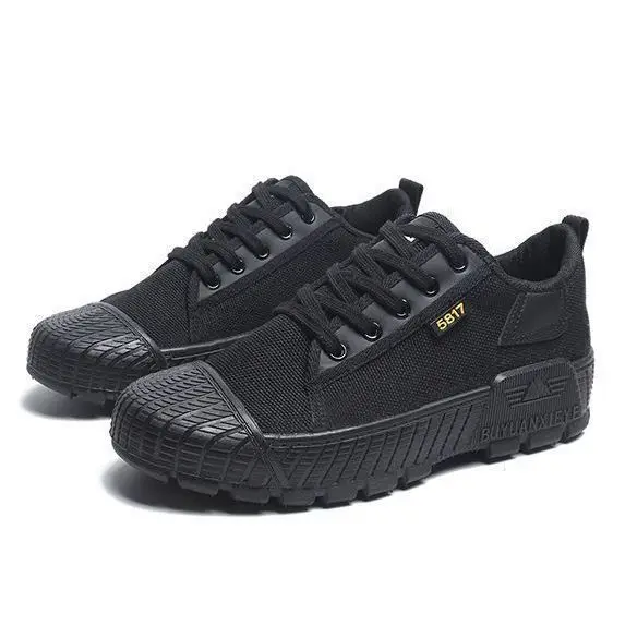 Wholesale rubber shoes anti-pricking feet construction site shoes work anti-slip wear-resistant training ru