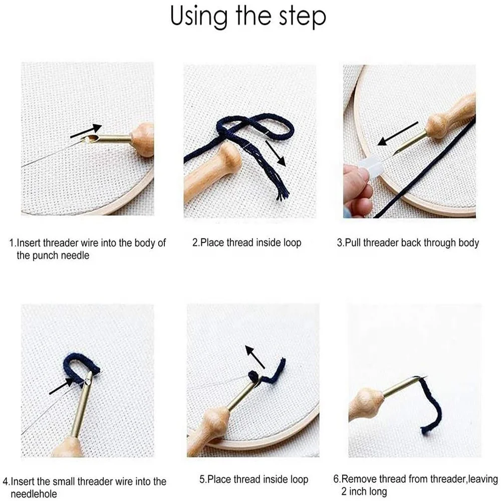 Customized Needle Punch Starters Kit Embroidery Cross Stitch Kit DIY Needle Crafts Needlework Supplier