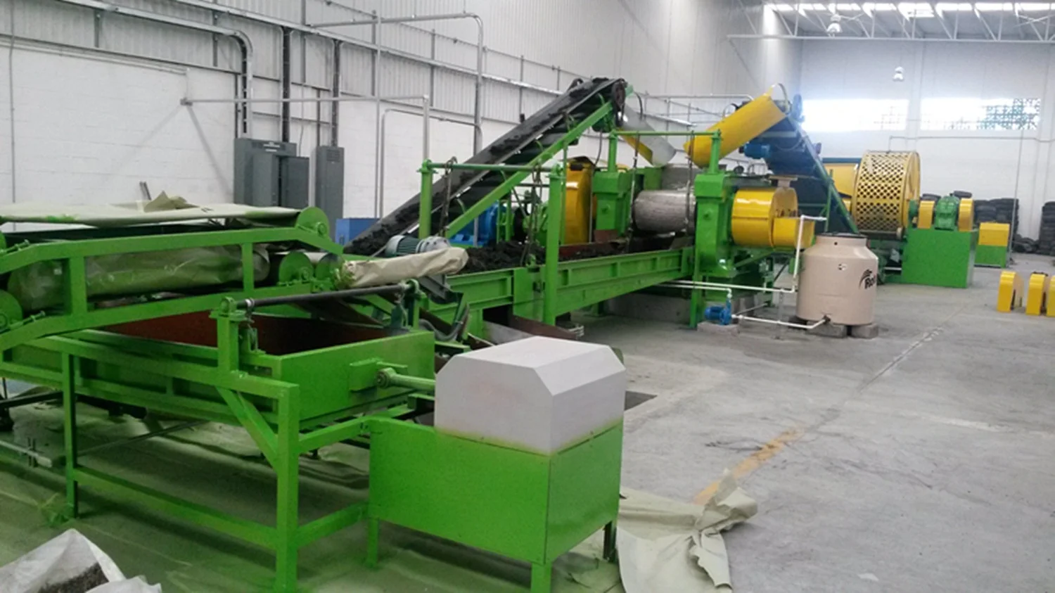 Full automatic granulator machine tire recycling for rubber granule