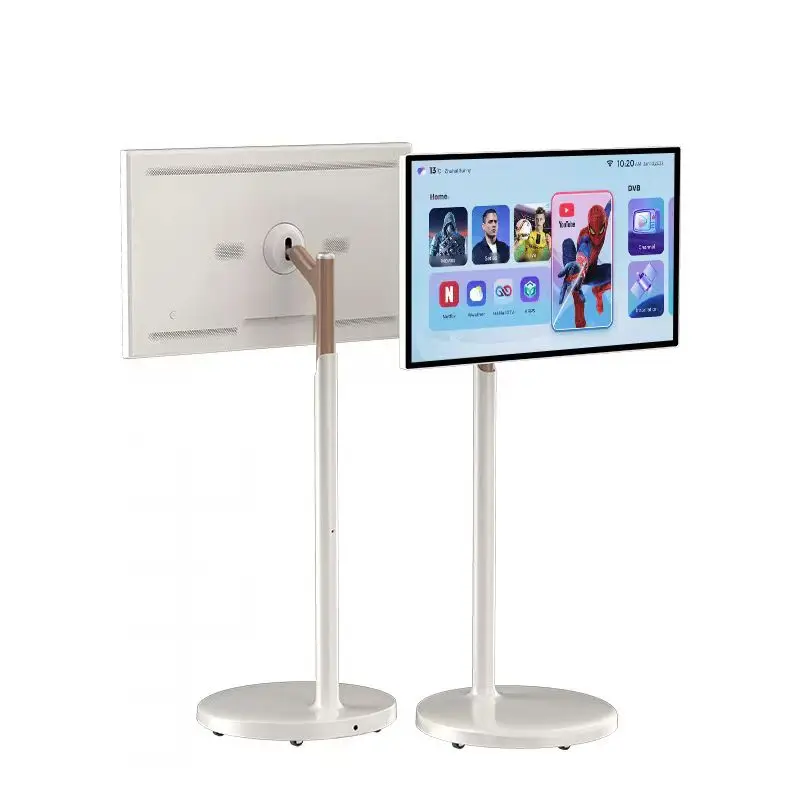 27 inches HD anti-blue light smart TV touch screen  built-in battery removable stand All in one touch screen  tv