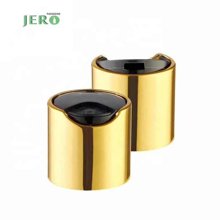 Stocks!20/410 415 golden disc top cap aluminum 24 410 disc top cap silver UV aluminum 28/410 disc top cap fast delivery