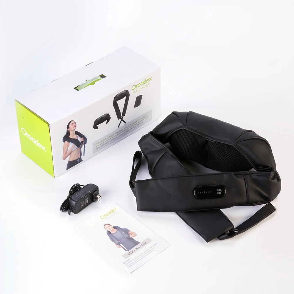
CVB-OD580 Deep Kneading Shiatsu Vibration Neck and Back Shoulder Massager with Heat 
