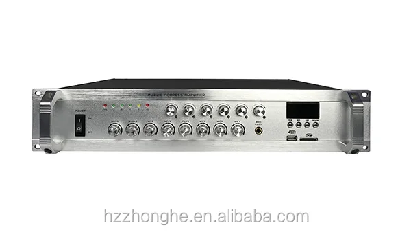  MP-VCM250 250 Вт усилитель системы общественного адреса PA с 5 регулируемыми