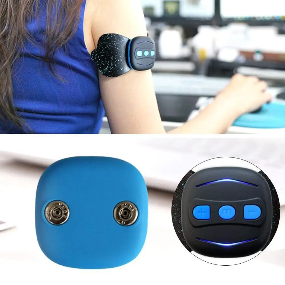 
New Mini Portable Charging Stimulator Pain Relief Massage Stickers Electric Neck Legs Waist Back Massagers 