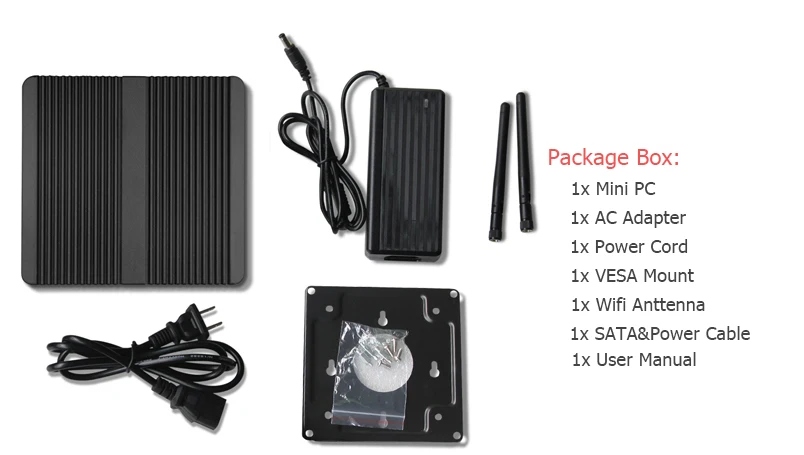  Мини-ПК XCY без кулера настольный компьютер N2830 J1900 i3 4010U i5 4200U NUC с двойным RS232 и двойной Lan
