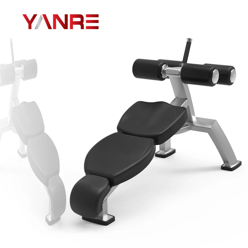 High quality popular body building sport equipment training gym fitness exercise machine fixed angle sit-up bench