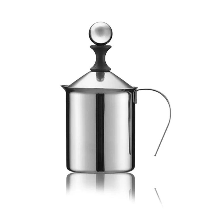 Custom Latte Pot Glass Metal Wholesale Frothing Barista Milk Jug Stainless Steel Milk Frothing Pitcher