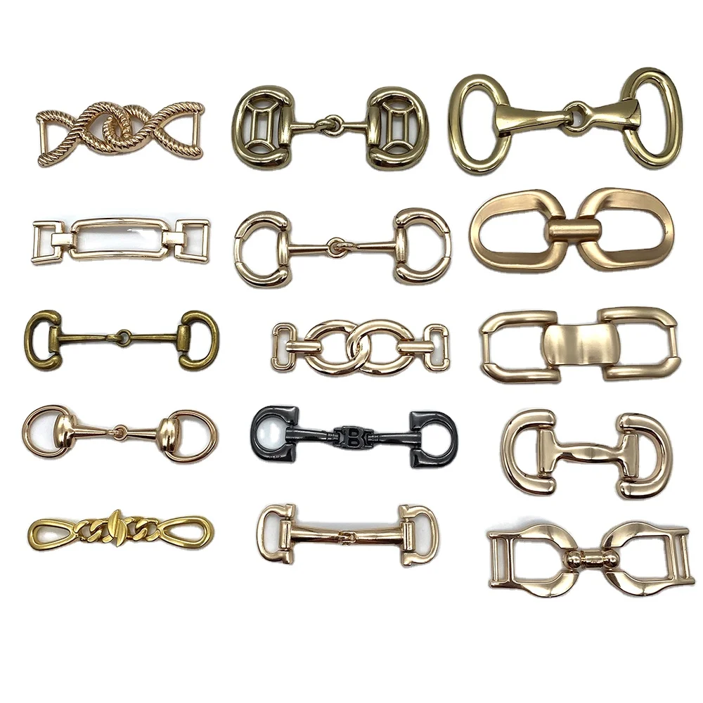 High Quality Customize Design Zinc Alloy Accessories Metal Chain Buckle For Ladies Shoe