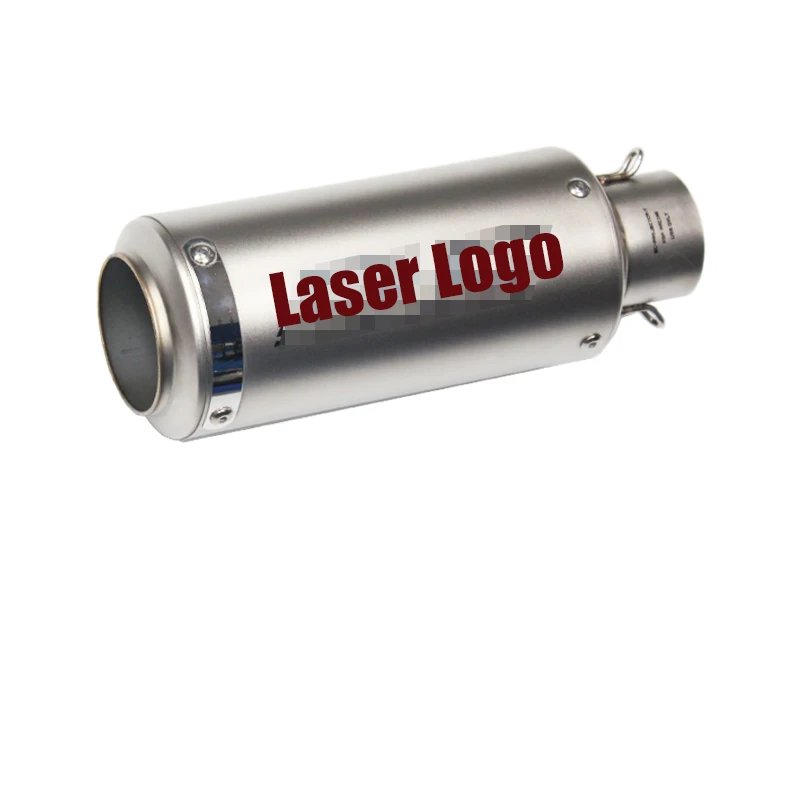 51MM Universal Motorcycle Exhaust Modified Scooter Muffler ATV With Sticker DB Killer for kawasaki er6n sv650 crf 230 z800 r1