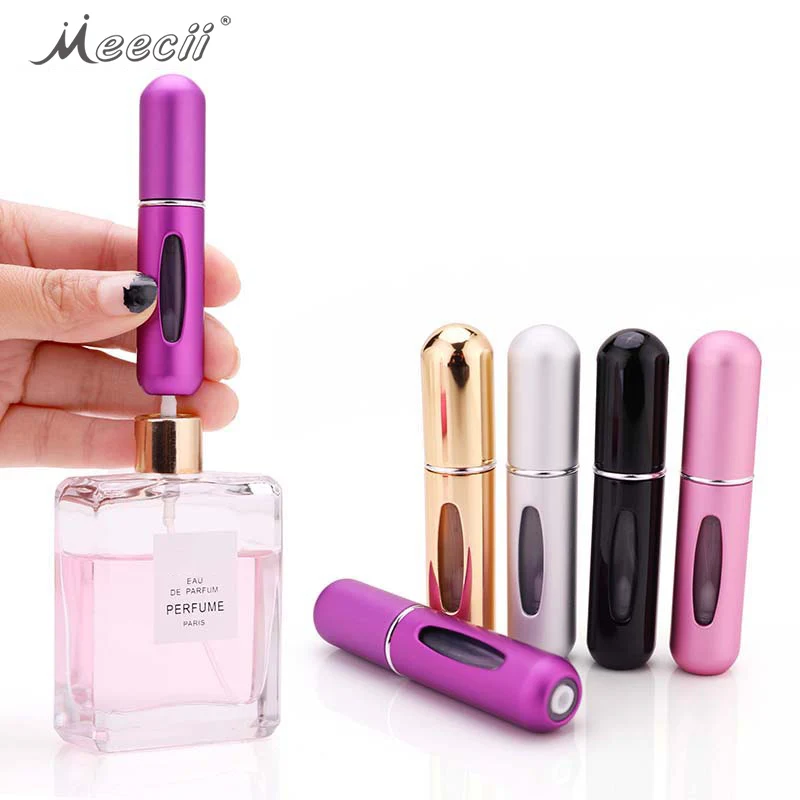 Perfume Bottles Bottom Refillable Perfume Spray Bottle Mini Pocket Empty Perfume Atomizer Bottles
