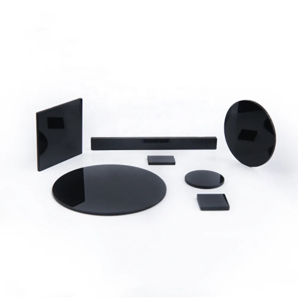 OEM factory high quality zwb pass ultraviolet uv glass zwb black optical filter uv pass glass
