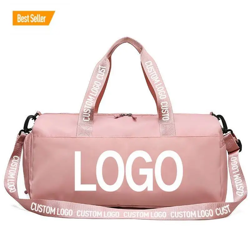 custom portable spend the night bags luggage travel tote gym dance yoga sport duffel duffle bag with logo