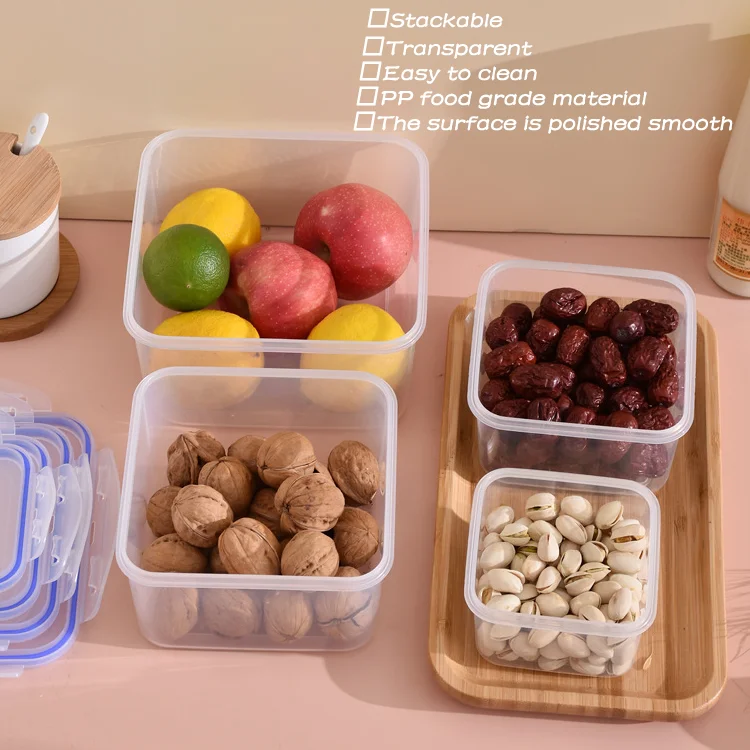 Airtight Plastic Food Storage Container For Kitchen