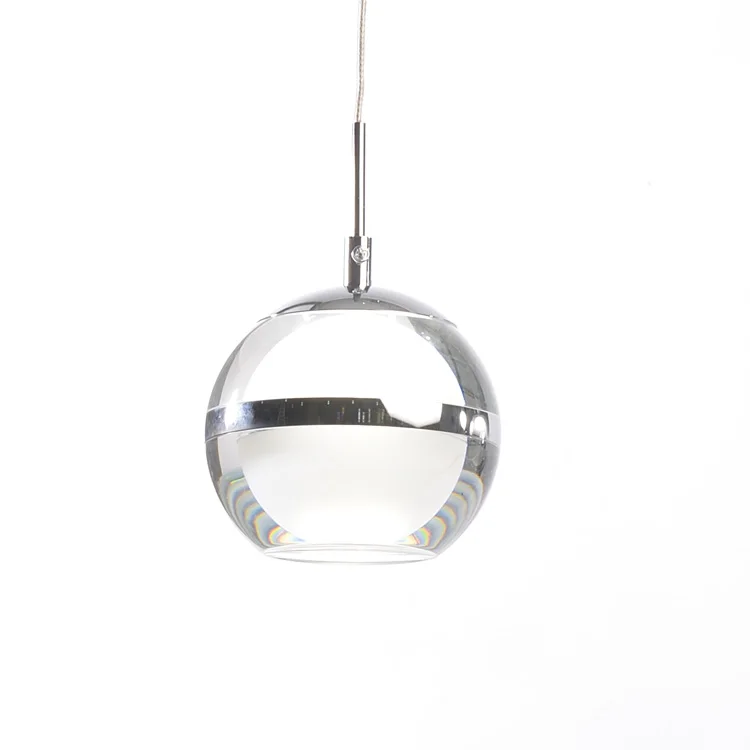 For USA 2018 Hot Product Glass Iron Acrylic 1 3 5 Heads Lighting Lamp Body Pendant Linear Light