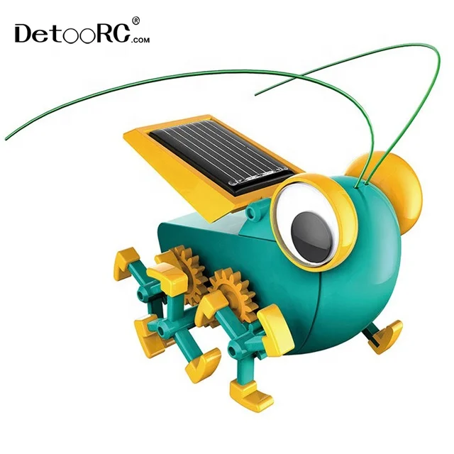 
Detoo Grasshopper insect kids toy gadget outdoor and indoor DIY solar power educational toys 