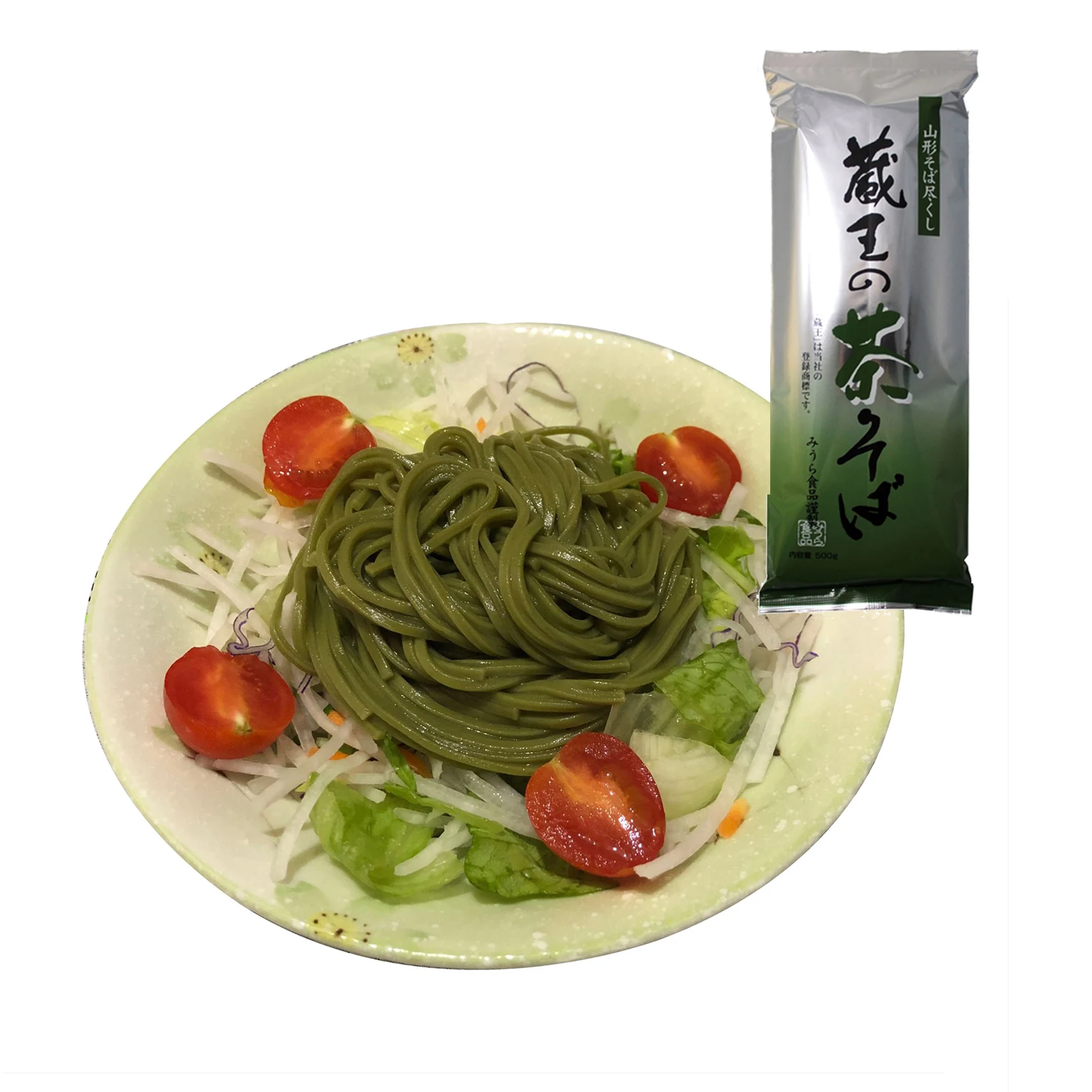 
Japanese Popular Delicious Mix Matcha Soba Home Food Noodles For Sale 
